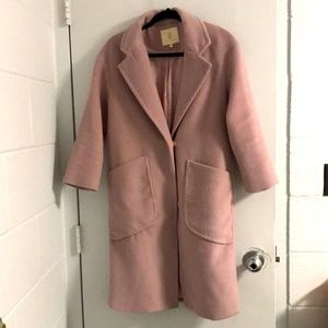 pink pocket coat, size s